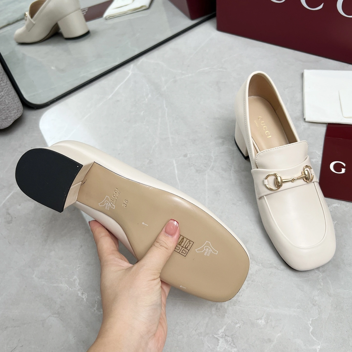 COCO-- 6u33i 832443 BKO00 9540 cowhide sheepskin Heel height:5.5cm item:E-X362H2816